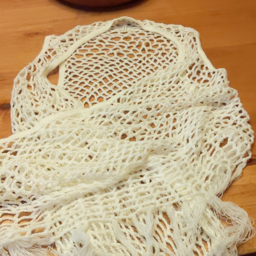 Crochet Fringe Vest